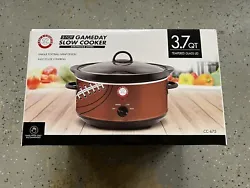 CHEFS COUNTER 3.7 QT GAMELY SLOW COOKER.