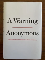 A WARNING BY ANONYMOUS HARDCOVER BRAND NEW. Condition is 