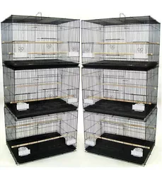 Breeding Bird Flight Cages. Bird Cages. Features include: Six cages. Each Cages Bird Safe Epoxy Coated Finish. Large...
