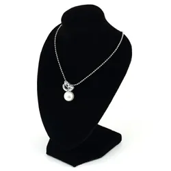 Feature: Durable, Velvet Material, Soft. Material: Velvet. Necklace chain jewelry display stand, durable and exquisite....