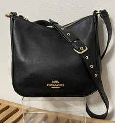Genuine Pebble Leather. Adjustable Crossbody Strap 21