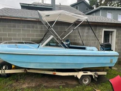 1980 Glastron 14 With Trailer Bill of sale only The bilge pump needs to be installed with a new hose to port side...