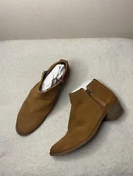 Aldo Ankle Boots Womens 8.5 Suede Camel Brown Leather. New without Box Womens 8.5 Suede Leather Upper Leather...
