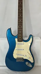 Bridgecraft Electric Guitar (Stratocaster Type) Blue. I’m good condition will need to have all new strings. Please...