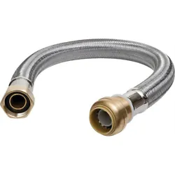 Simply apply pipe thread to the MIP nipples on the water heater and then thread the female connection on the connector...
