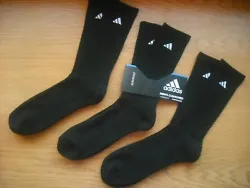 They are black with silver ADIDAS logos on both sides of each cuff. - SOFT, EXCELLENT quality you can see and feel -...