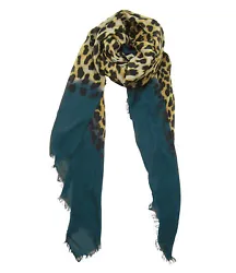 If you are familiar with Blue Pacific, this is the half size version of the original Animal Print Scarf. The size is...