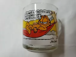 Vintage Garfield and Friend Odie 1978 Vintage McDonalds Glass Mug Coffee Cup. Condition is 