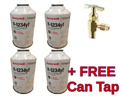 R-1234YF R1234yf Refrigerant Honeywell. R-1234YF Refrigerant Honeywell, 8 oz Solstice® yf (4) & FREE Weitron Can tap....