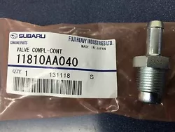 Need a Genuine Subaru PCV valve for your 2002-2014 Subaru. Should the item fail during the warranty period, there is no...