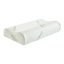Experience pure comfort and luxury with this Memory Foam Pillow. The pillow comes in a solid pattern with an irregular...