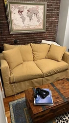This is for a full slipcover only in Maize color (is a yellow / gold color) which is a very very soft and smooth...