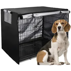 Material: 210D polyester oxford with windproof coating. Dog Crate Cover Pet Kennel CoverDog Crate Cover Pet Kennel...