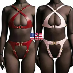 Harness B ondage Garter Belt Suspender. Perfect for nightclub, lingerie night or self pleasure. Parcel includes：1...