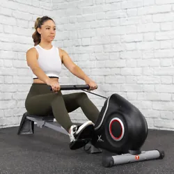 Ergonomic seat on rollers that glide smoothly. With a non-slip rowing handle for better grip. You can exercise...