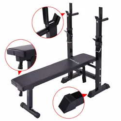 This multifunctional weight bench satisfies your various needs of exercise. Unique support structure gives this bench...