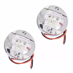 3 inch Diameter & 6 Wide AngleLED Lights: In this navigation light, we have embedded six LED lights with wide luminous...