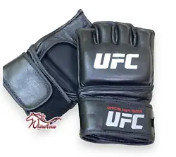 The open palms are perfect for grappling whilst the tough leather surround with foam padding is ideal for striking....