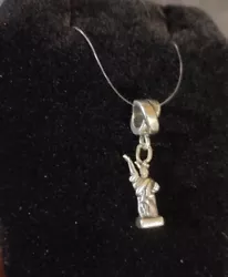 THIS IS NOT A PANDORA BRAND BEAD but it is in the same style. Hallmark is MA 925 ITALY. Dangle charm. It could be used...