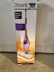 Brand new! Open Box! Shark Steam Pocket Mop Please note: Only ONE Washable Pad is included!! Purple color GREAT ITEM AT...