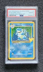 Up for auction is a 2021 Blastoise 2/102 card from the Pokémon TCG Celebrations set. This professionally graded card...