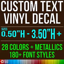 (Create your personalized DIY decal! The Vinyl Lettering Process is simple: You send us the details for your vinyl...