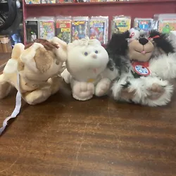 Three Vintage Cabbage Patch Kids Pets. Please look at the pictures what you see is what you will get. Message with any...