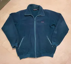 Selling VTG 80s 90s Patagonia Mens L Large Full Zip Fleece USA Made Sweatshirt Jacket. Has some stains and needs a...