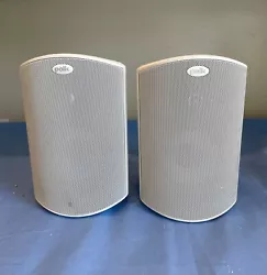 For sale, a pair of Polk Atrium 4 outdoor speakers with mounting brackets. Fully working. Used and shows signs of...