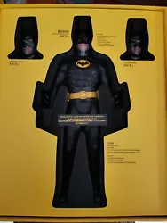 Newly developed Batman body with 30 points of articulation. n One (1) Bat-suit with cape and Batman logo on chest. -...