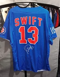 Taylor Swift Chicago Cubs Eras Tour Jersey. This jersey was custom made for me but did not arrive in time for me to...