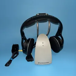 Sennheiser RS120 II On-Ear Wireless RF Headphones with Charging Cradle - USED. Untested