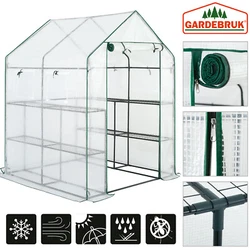 Robuste Bâche résistante aux intempéries 2 étagères enfichables avec 4 surfaces de rangement par étagère 4...