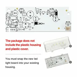 IMPORTANT: You must check the main led light located in the ceiling of the cooler side {part numbers W10515058}....