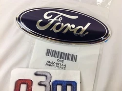 Front Grille Emblem. Ford Focus, except ST. Ford C-Max. Color Blue. OEM parts are made of Thick High Quality Materials...