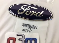 Front Grille Emblem. Ford Focus, except ST. Ford C-Max. Color Blue. OEM parts are made of Thick High Quality Materials...
