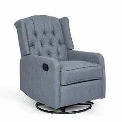 CONTEMPORARY: Our recliner has the look, feel, and design of contemporary style with its plush upholstery, wingback...