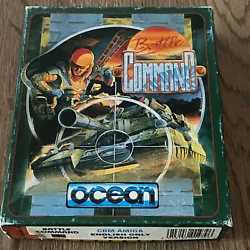 Jeu BATTLE COMMAND par OCEAN pour le jeu Amiga/Commodore reçu TOP premier disque fonctionne, voir photos Très bonne...