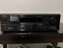 Onkyo Receiver TX SR502. ***Limited testing*****ONLY POWER TESTED**Unit does turn on and all face buttons works. Has...