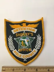 Sheriffs Detention Polk County Florida Patch. Condition is New. Shipped with USPS First Class Package.