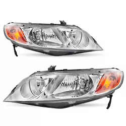 2006-2011 Honda Civic 4Dr models only. No Wiring or Any Other Modification Needed. 1 pair of headlights (Bulbs are not...