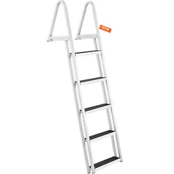 A: The ladder adopts an all-aluminum alloy structure with strong bearing capacity. Fast to Detach: Our dock ladder...
