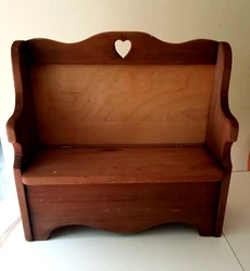 Small Potting Bench Garden Patio - Planting Bench with Storage Shelf. Ideal for outdoors or patio. Made of cedar wood...