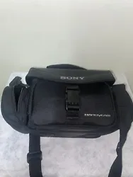 SONY Handycam Camcorder Camera Bag With Shoulder Strap - Black.
