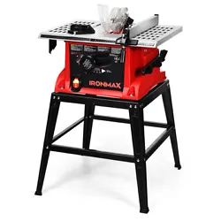 And it can be lifted up and down to different needs. Table coating reduces friction for smoother cutting. Adjustable...