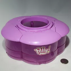 Polly Pocket Pink Flower Storage Carry Organizer Case. with Handle, 5 Flip lid storage areas and 5 drawers. by Origin...