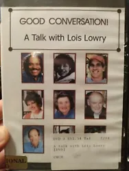 DVD: Good Conversation Talk w Lois Lowry - Author of The Giver Number the Stars.