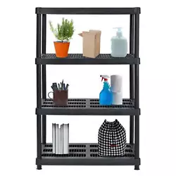 You can put together this standalone shelving unit in minutes with no tools required to allow for a quick and easy...