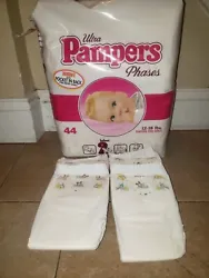 Vintage Ultra Pampers Phases 1990 Infant 2 Disney Babies Lot of 4  Fresh out of the package!!! Just as they were over...