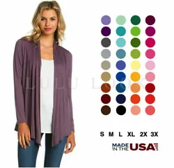 Soft, Lightweight, Stretchy Material, Comfortable, Loose Fit Style. Designed & Made in USA.